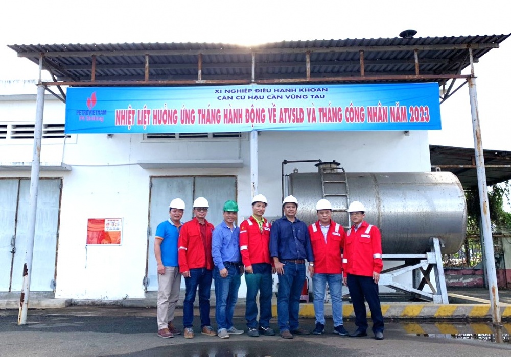 PV Drilling hưởng ứng Tháng Hành động về an toàn vệ sinh lao động năm 2023
