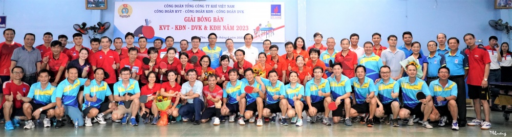 Chào mừng Đại hội Công đoàn PV GAS nhiệm kỳ 2023 – 2028, Giải Bóng bàn 2023 thu hút đông đảo VĐV của 4 đơn vị PV GAS