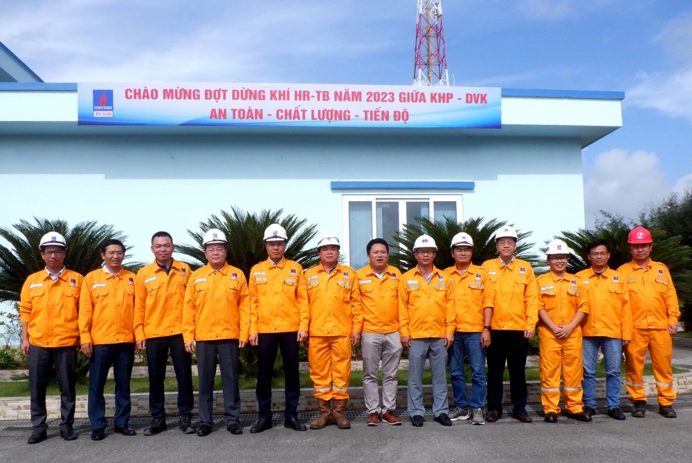 Các đơn vị tham gia phối hợp đúng tiêu chí Hoàn thành bảo dưỡng sửa chữa hệ thống đường ống khí Hàm Rồng - Thái Bình năm 2023