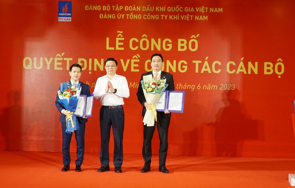 Lễ công bố và trao quyết định về công tác cán bộ cấp cao của PV GAS