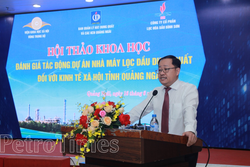 Đánh giá tác động NMLD Dung Quất đối với kinh tế xã hội tỉnh Quảng Ngãi