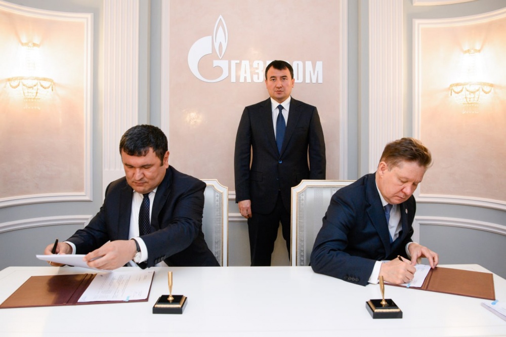 Gazprom ký thỏa thuận cung cấp khí đốt cho Uzbekistan Gazprom ký thỏa thuận cung cấp khí đốt cho Uzbekistan
