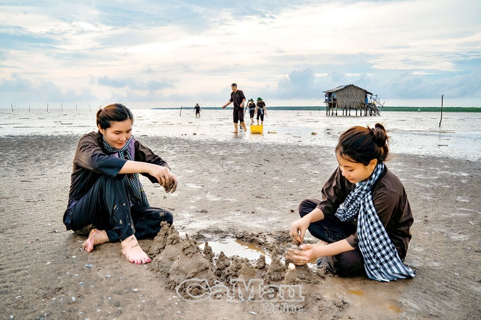 Trải nghiệm bãi nghêu