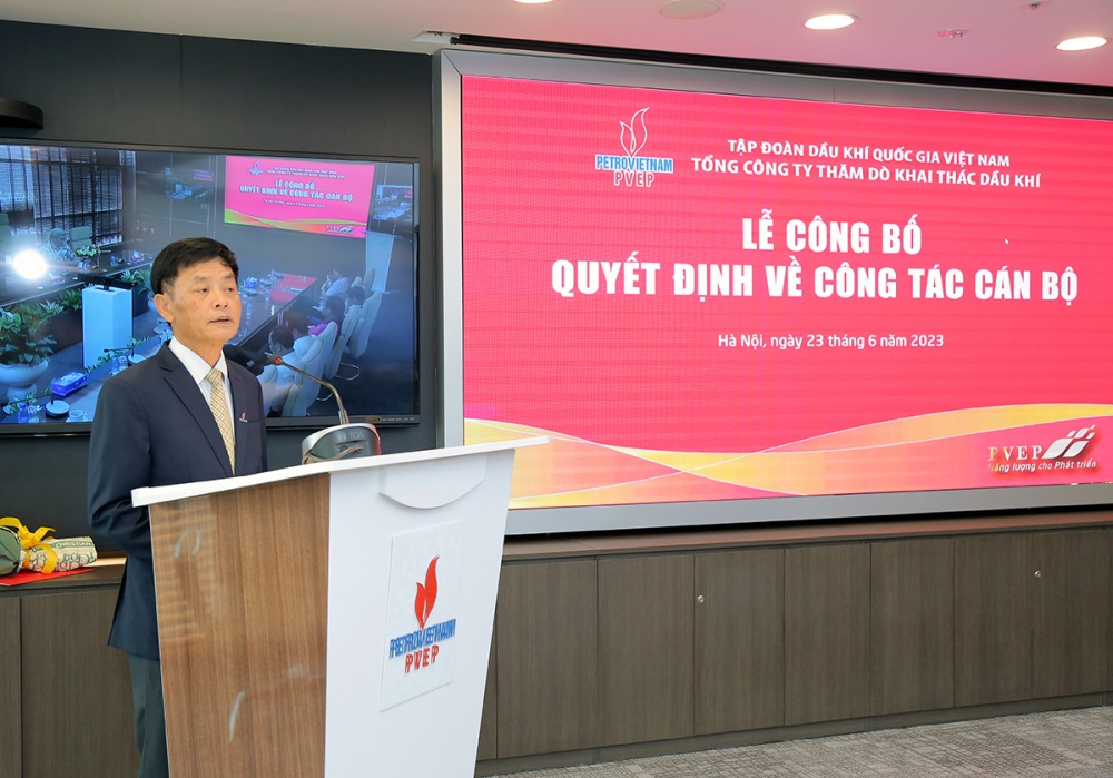PVEP công bố và trao quyết định bổ nhiệm lãnh đạo các Ban/Văn phòng Tổng Công ty