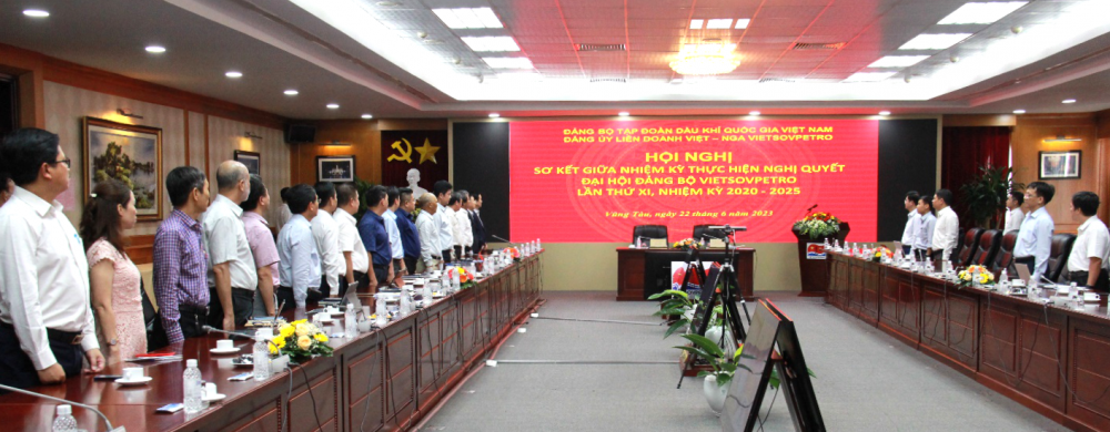 Đảng ủy Vietsovpetro sơ kết giữa nhiệm kỳ: Phát huy vai trò hạt nhân chính trị, lãnh đạo toàn diện mọi mặt hoạt động của Liên doanh