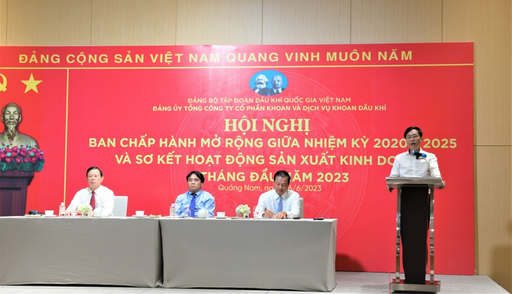 Đảng ủy PV Drilling tổ chức Hội nghị BCH mở rộng giữa nhiệm kỳ 2020-2025 và sơ kết 6 tháng đầu năm 2023 Đảng ủy PV Drilling tổ chức Hội nghị BCH mở rộng giữa nhiệm kỳ 2020-2025 và sơ kết 6 tháng đầu năm 2023