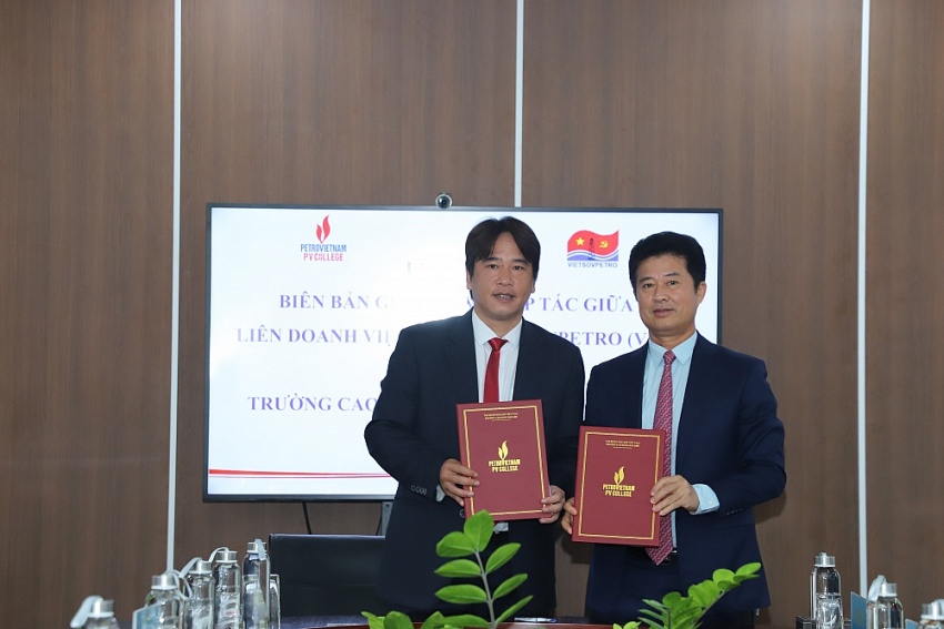 PV College ký kết biên bản ghi nhớ hợp tác với Vietsovpetro PV College ký kết biên bản ghi nhớ hợp tác với Vietsovpetro