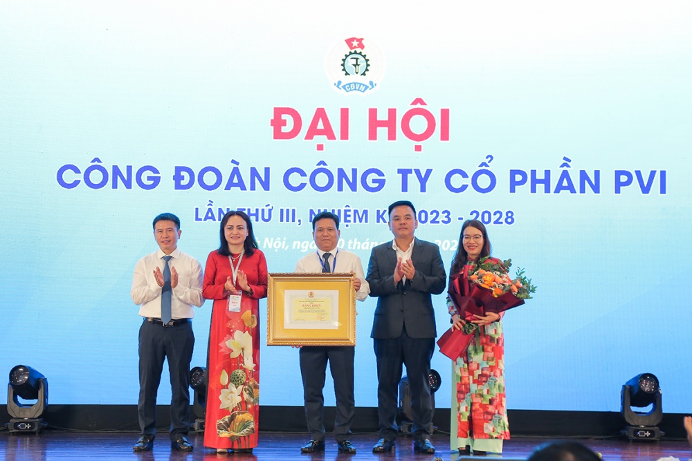 Công ty Cổ phần PVI tổ chức thành công Đại hội Công đoàn lần thứ III nhiệm kỳ 2023 - 2028 Công ty Cổ phần PVI tổ chức thành công Đại hội Công đoàn lần thứ III nhiệm kỳ 2023 2028