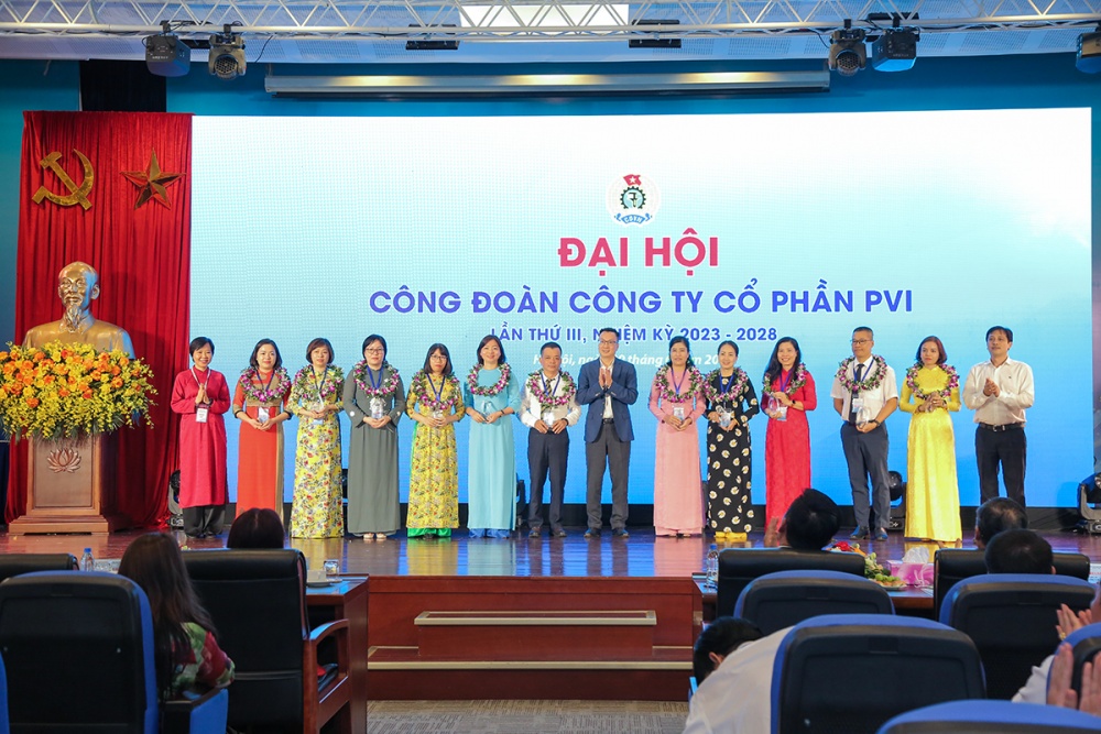 Công ty Cổ phần PVI tổ chức thành công Đại hội Công đoàn lần thứ III nhiệm kỳ 2023 - 2028 Công ty Cổ phần PVI tổ chức thành công Đại hội Công đoàn lần thứ III nhiệm kỳ 2023 2028