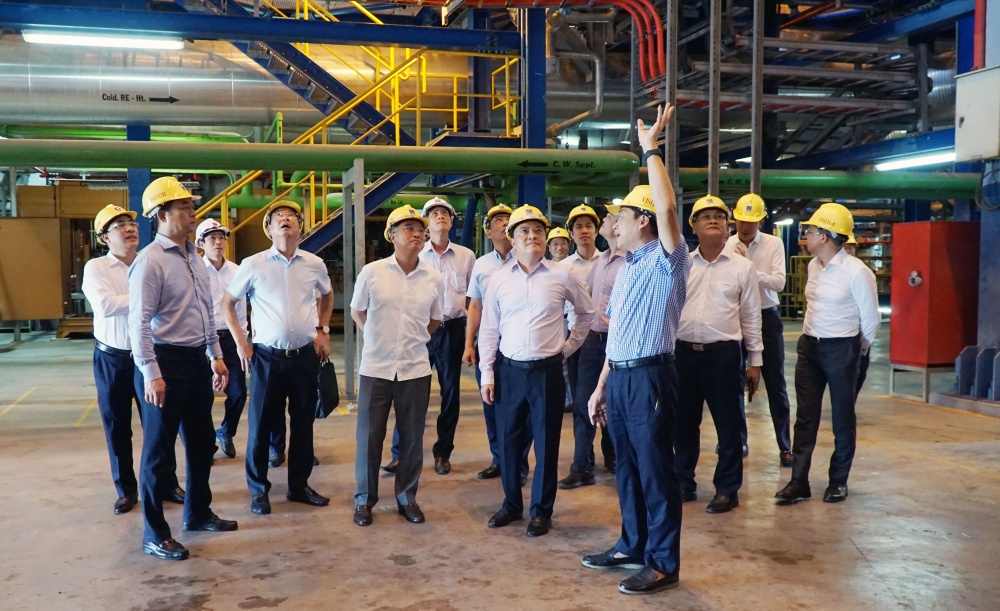 Chủ tịch HĐTV Petrovietnam Hoàng Quốc Vượng thăm và làm việc tại các nhà máy, dự án điện của PV Power khu vực Nhơn Trạch, Đồng Nai