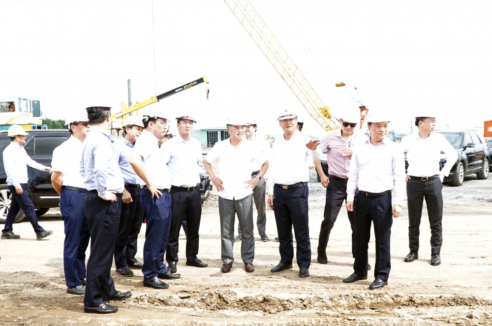 Thăm công trường Dự án Nhà máy điện Nhơn Trạch 3 và 4