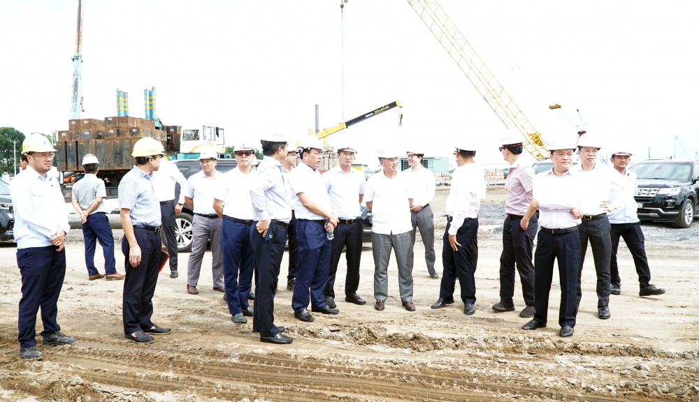 Chủ tịch HĐTV Petrovietnam Hoàng Quốc Vượng thăm và làm việc tại các nhà máy, dự án điện của PV Power khu vực Nhơn Trạch, Đồng Nai