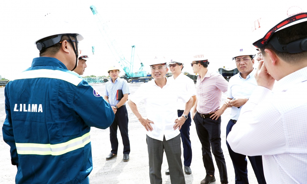Chủ tịch HĐTV Petrovietnam Hoàng Quốc Vượng thăm và làm việc tại các nhà máy, dự án điện của PV Power khu vực Nhơn Trạch, Đồng Nai