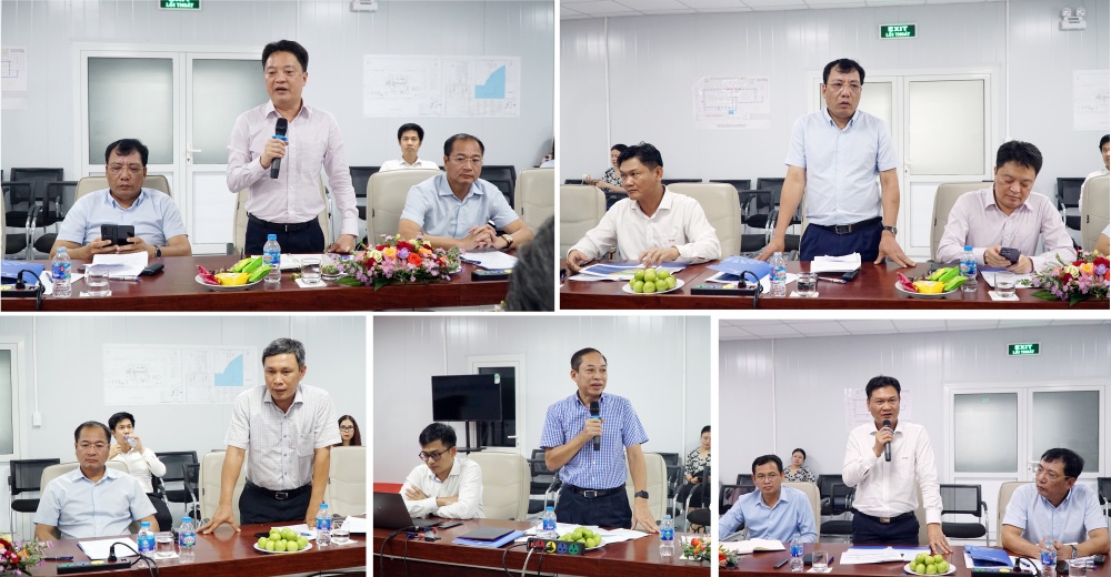 Lãnh đạo PV Power và các đơn vị báo cáo