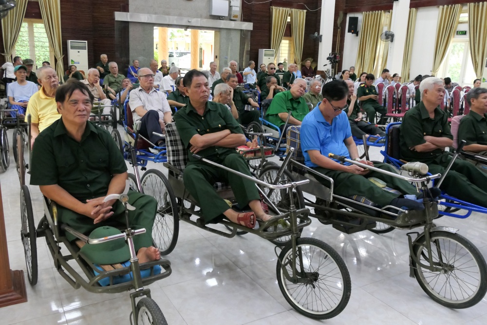 Các thương, bệnh binh tại Trung tâm Các thương, bệnh binh tại Trung tâm