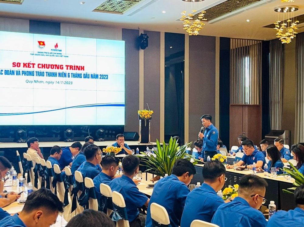 Đoàn Thanh niên Tập đoàn sơ kết 6 tháng đầu năm, tập huấn kĩ năng nghiệp vụ công tác đoàn năm 2023 Đoàn Thanh niên Tập đoàn sơ kết 6 tháng đầu năm, tập huấn kĩ năng nghiệp vụ công tác đoàn năm 2023