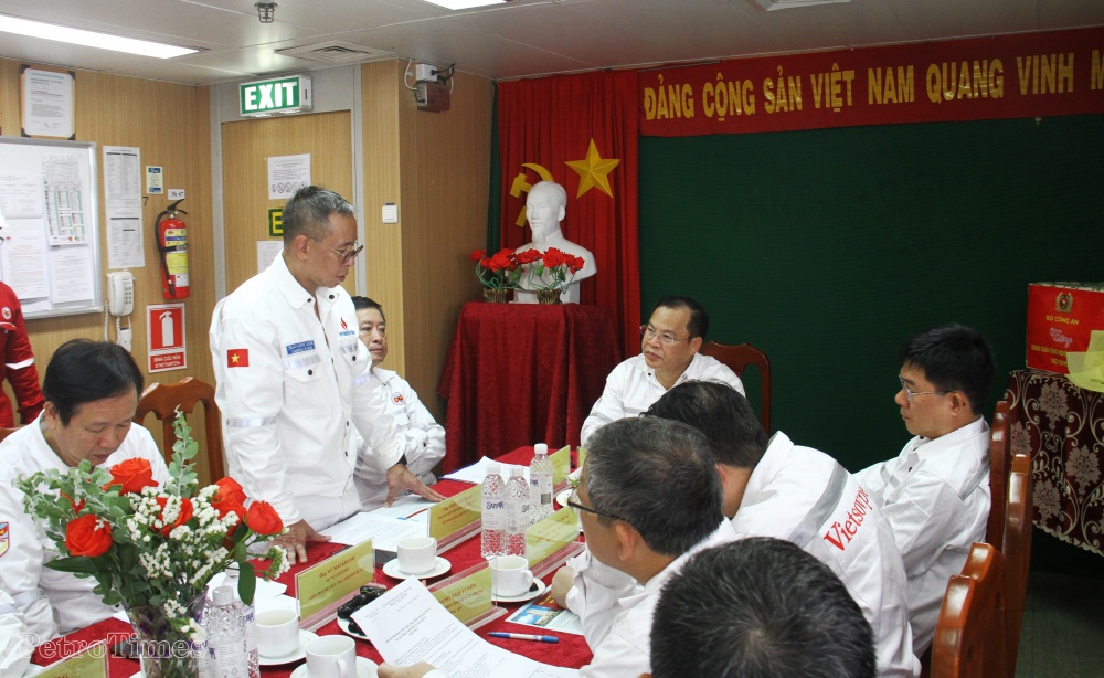 Đoàn công tác Bộ Công an: Petrovietnam/Vietsovpetro thực hiện nghiêm túc các quy định về PCCC và CNCH