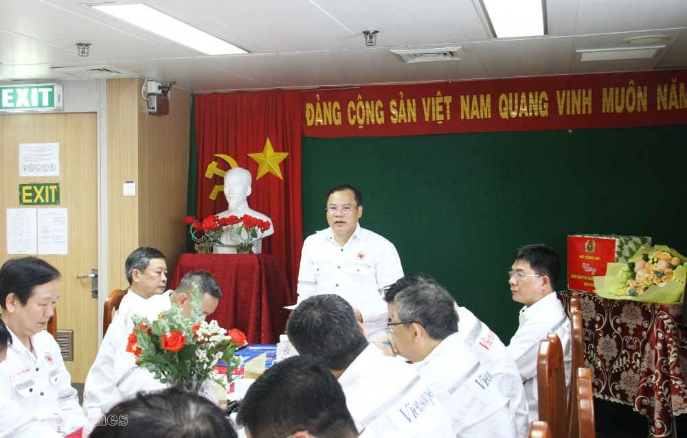 Đoàn công tác Bộ Công an: Petrovietnam/Vietsovpetro thực hiện nghiêm túc các quy định về PCCC và CNCH