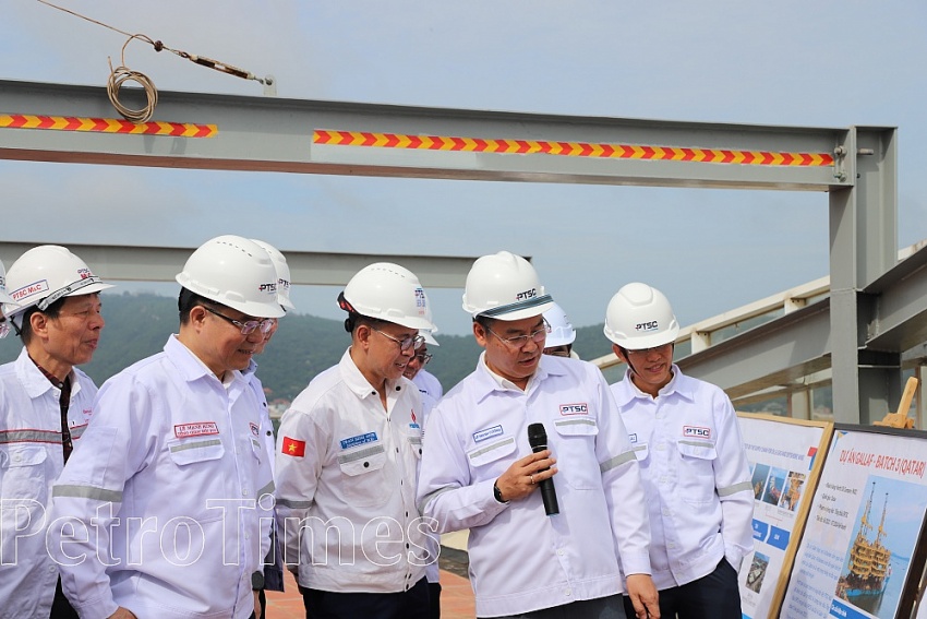 Tổng giám đốc Petrovietnam Lê Mạnh Hùng làm việc với PTSC: Xây dựng hệ sinh thái để tập trung nguồn lực