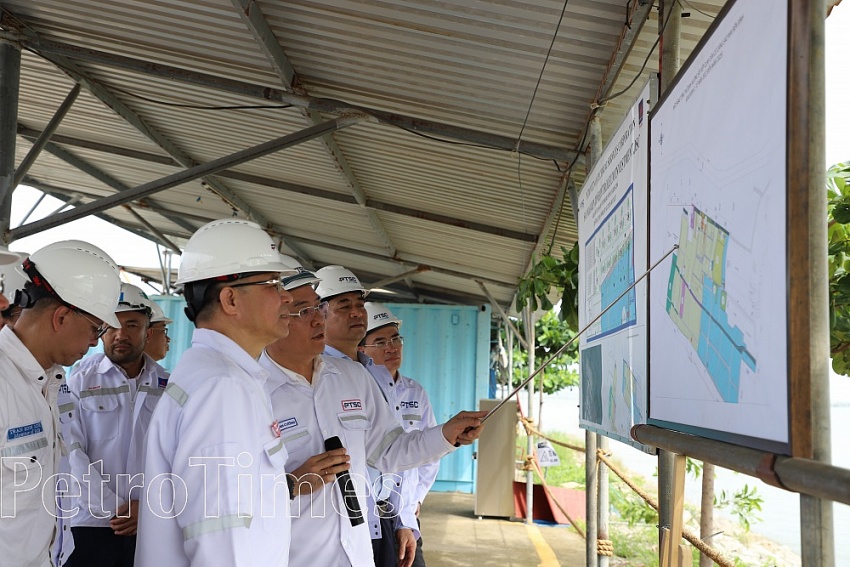 Tổng giám đốc Petrovietnam Lê Mạnh Hùng làm việc với PTSC: Xây dựng hệ sinh thái để tập trung nguồn lực