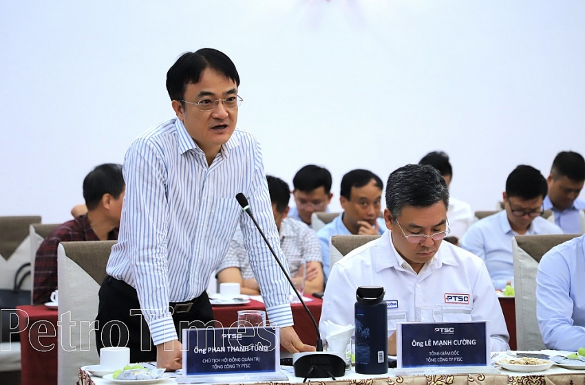 Tổng giám đốc Petrovietnam Lê Mạnh Hùng làm việc với PTSC: Xây dựng hệ sinh thái để tập trung nguồn lực