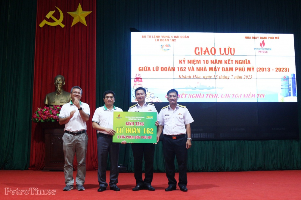 Nhà máy Đạm Phú Mỹ và Lữ đoàn 162: Gắn kết nghĩa tình, lan tỏa niềm tin