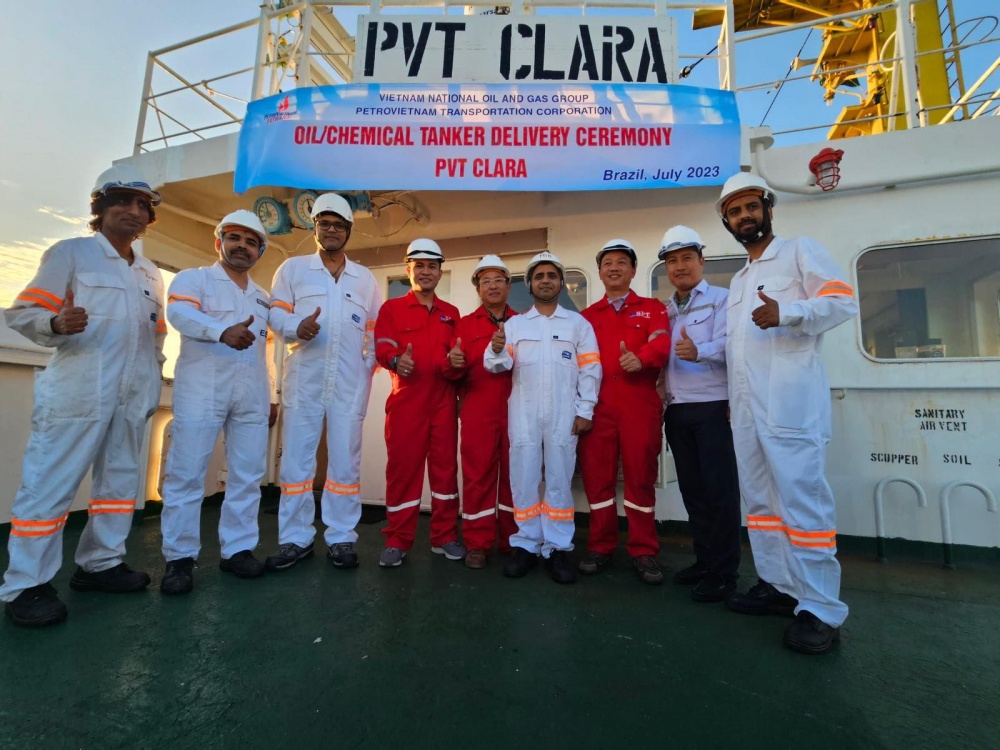 PVTrans tiếp nhận thêm các tàu mới, thực hiện mục tiêu mở rộng quy mô, trẻ hóa đội tàu