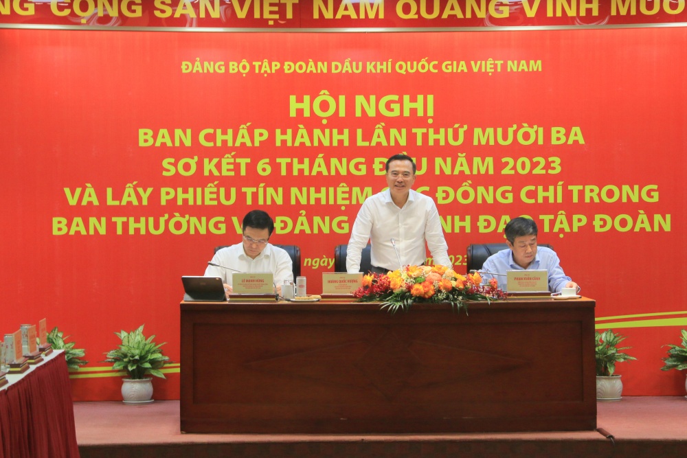 Đảng bộ Tập đoàn tổ chức Hội nghị Ban chấp hành lần thứ 13, sơ kết  6 tháng đầu năm, triển khai nhiệm vụ 6 tháng cuối năm 2023