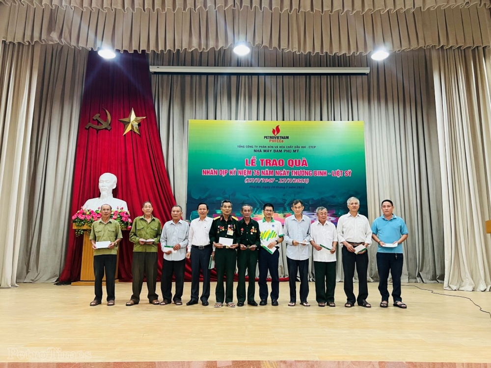 PVFCCo tổ chức nhiều hoạt động ý nghĩa nhân kỷ niệm Ngày Thương binh - Liệt sĩ 27/7