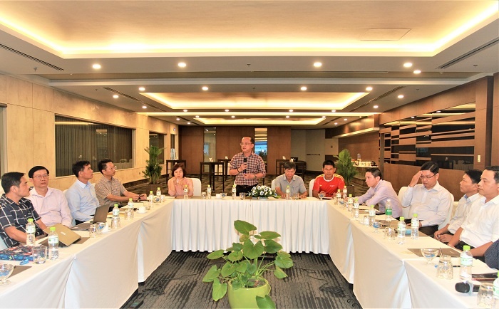 Phó Tổng giám đốc PV Drilling Đinh Quang Nhựt chỉ đạo tại Hội thảo.