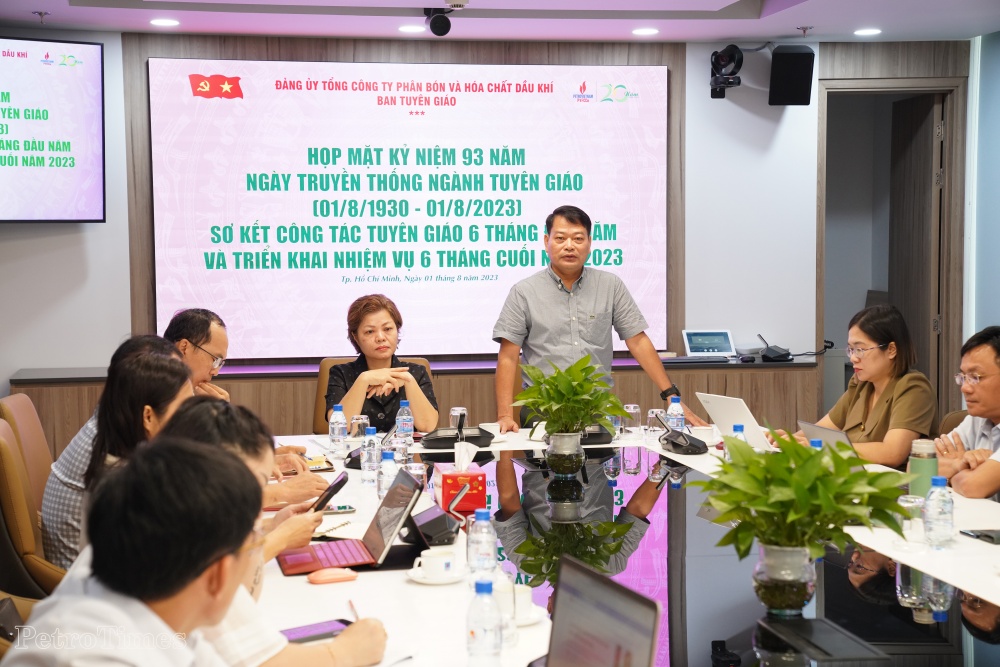 Công tác tuyên giáo của PVFCCo đạt kết quả tích cực, toàn diện
