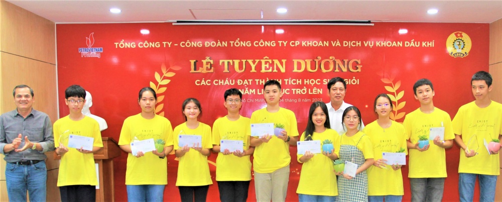 PV Drilling tuyên dương con em CBCNV đạt thành tích cao trong học tập