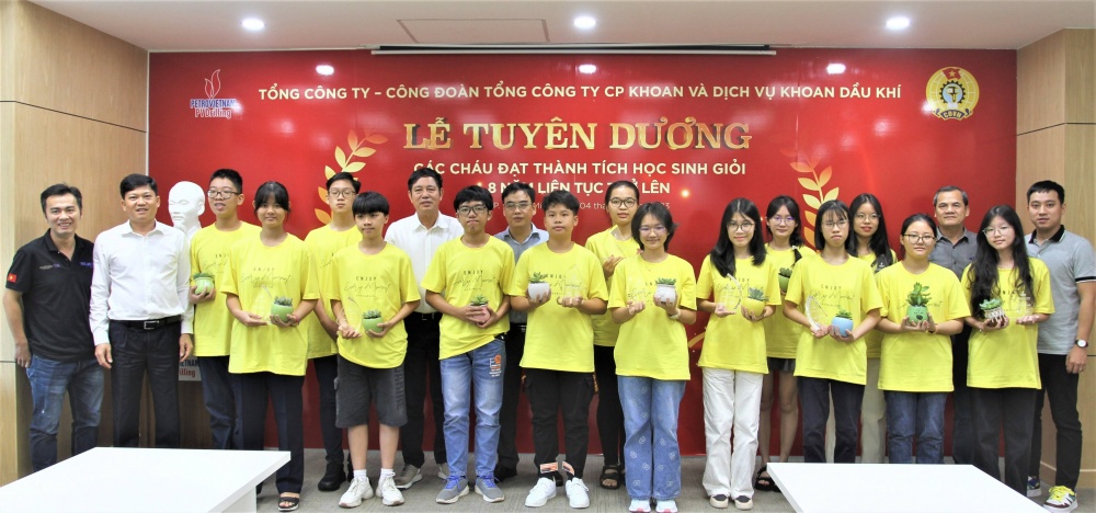 PV Drilling tuyên dương con em CBCNV đạt thành tích cao trong học tập