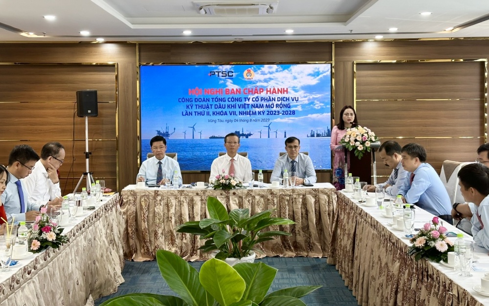 Công đoàn PTSC tổ chức hội nghị Ban chấp hành mở rộng lần thứ II, khóa VIII, nhiệm kỳ 2023-2028