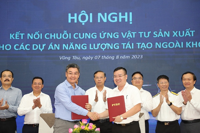 UBND tỉnh Bà Rịa - Vũng Tàu và PTSC: Kết nối chuỗi cung ứng vật tư sản xuất cho các dự án năng lượng tái tạo ngoài khơi