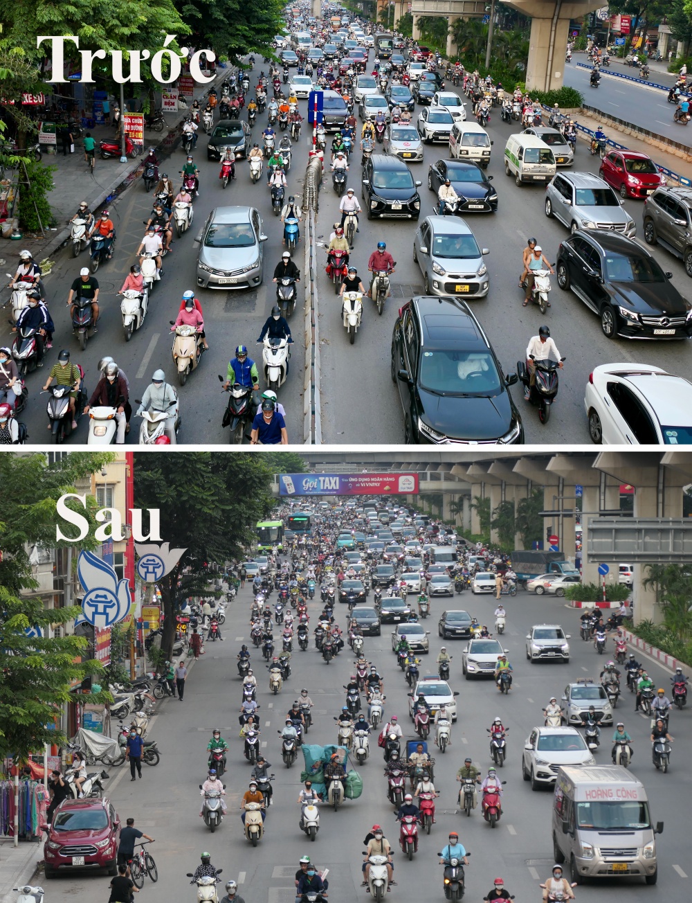 Hà Nội: Dỡ bỏ dải phân cách cứng trên đường Nguyễn Trãi Hà Nội: Dỡ bỏ dải phân cách cứng trên đường Nguyễn Trãi