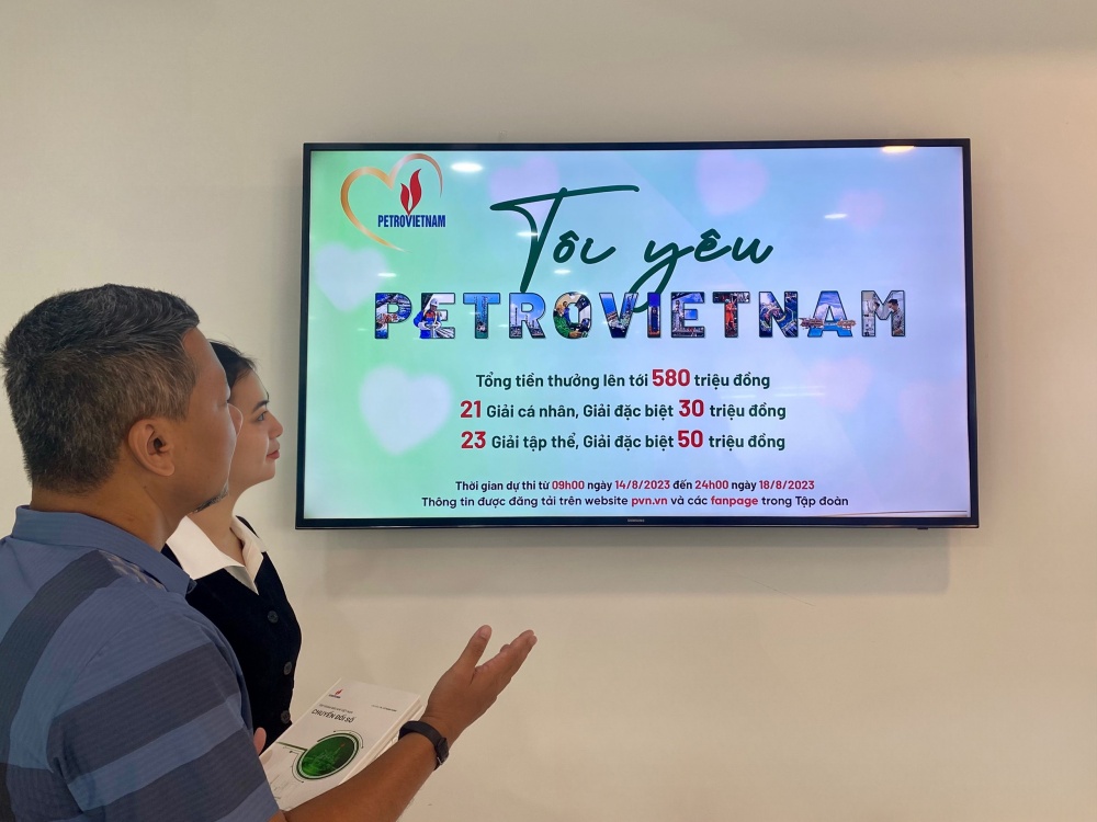 Người lao động Dầu khí tích cực hưởng ứng cuộc thi 