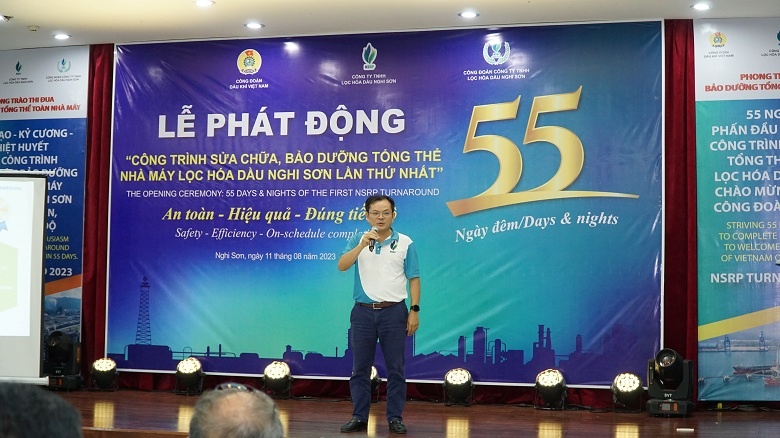 Lễ phát động công trình sửa chữa, bảo dưỡng tổng thể nhà máy Lọc hóa dầu Nghi Sơn lần thứ nhất Lễ phát động công trình sửa chữa, bảo dưỡng tổng thể nhà máy Lọc hóa dầu Nghi Sơn lần thứ nhất