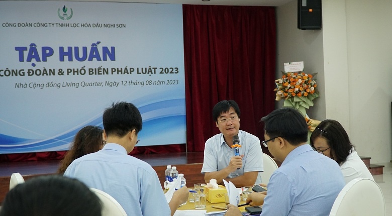 Công đoàn NSRP tổ chức tập huấn nghiệp vụ công đoàn và phổ biến pháp luật 2023