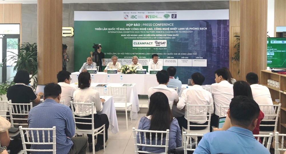 Hơn 200 gian hàng trưng bày tại triển lãm công nghệ nhiệt lạnh và phòng sạch