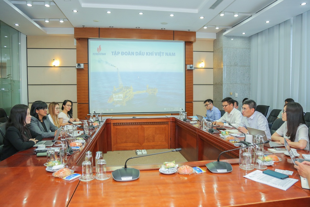 Lãnh đạo Petrovietnam làm việc với Fitch Ratings
