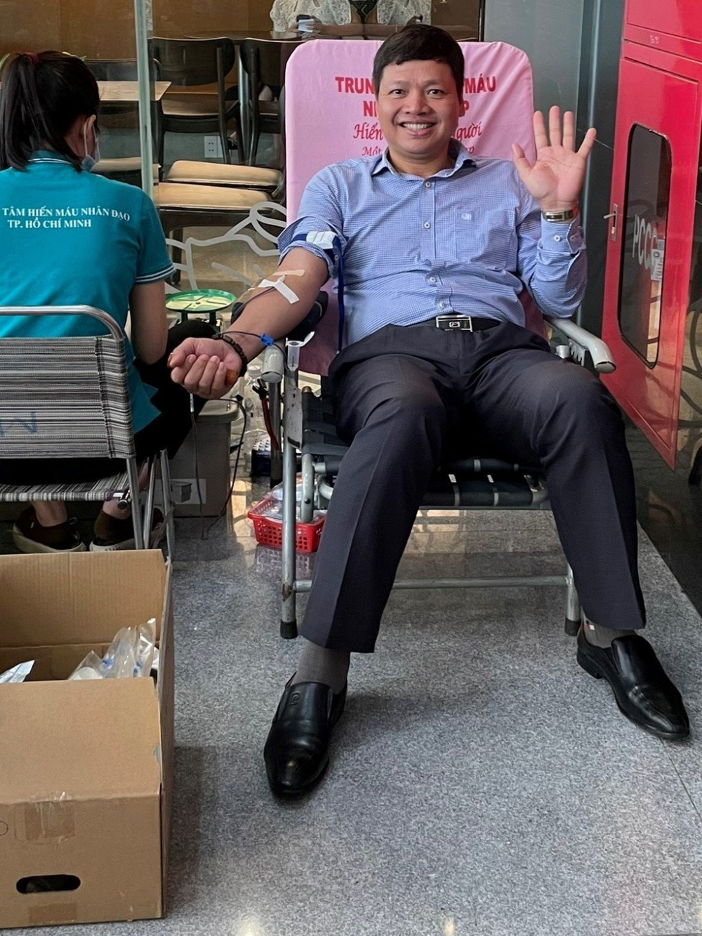 Đoàn Thanh niên PVEP tổ chức chương trình Hiến máu tình nguyện “Trao giọt hồng - Trao yêu thương” năm 2023