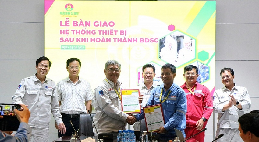 Nhà máy Đạm Cà Mau chính thức hoàn thành bảo dưỡng tổng thể