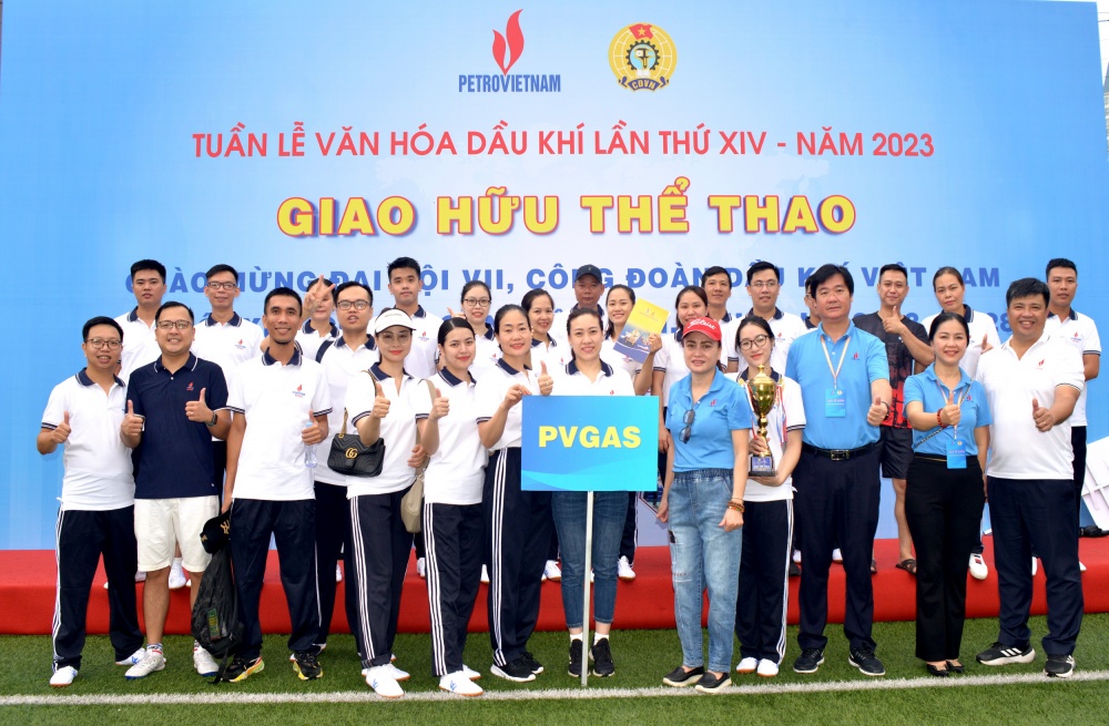 Chúc mừng đội tuyển PV GAS/PV GAS LPG nhiệt tình tham gia và đạt giải tại Giải giao hữu thể thao chào mừng Đại hội VII Công đoàn Dầu khí Việt Nam Chúc mừng đội tuyển PV GAS/PV GAS LPG nhiệt tình tham gia và đạt giải tại Giải giao hữu thể thao chào mừng Đại hội VII Công đoàn Dầu khí Việt Nam