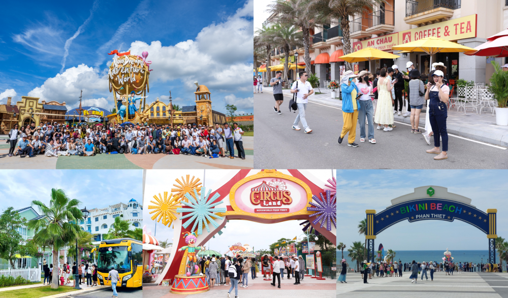 Không khí sôi động dễ nhận thấy tại NovaWorld Phan Thiet