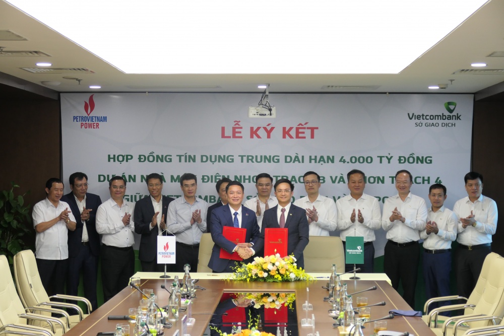 Vietcombank và PV Power ký kết hợp đồng tín dụng trị giá 4.000 tỷ đồng cho Dự án NMĐ Nhơn Trạch 3 và 4