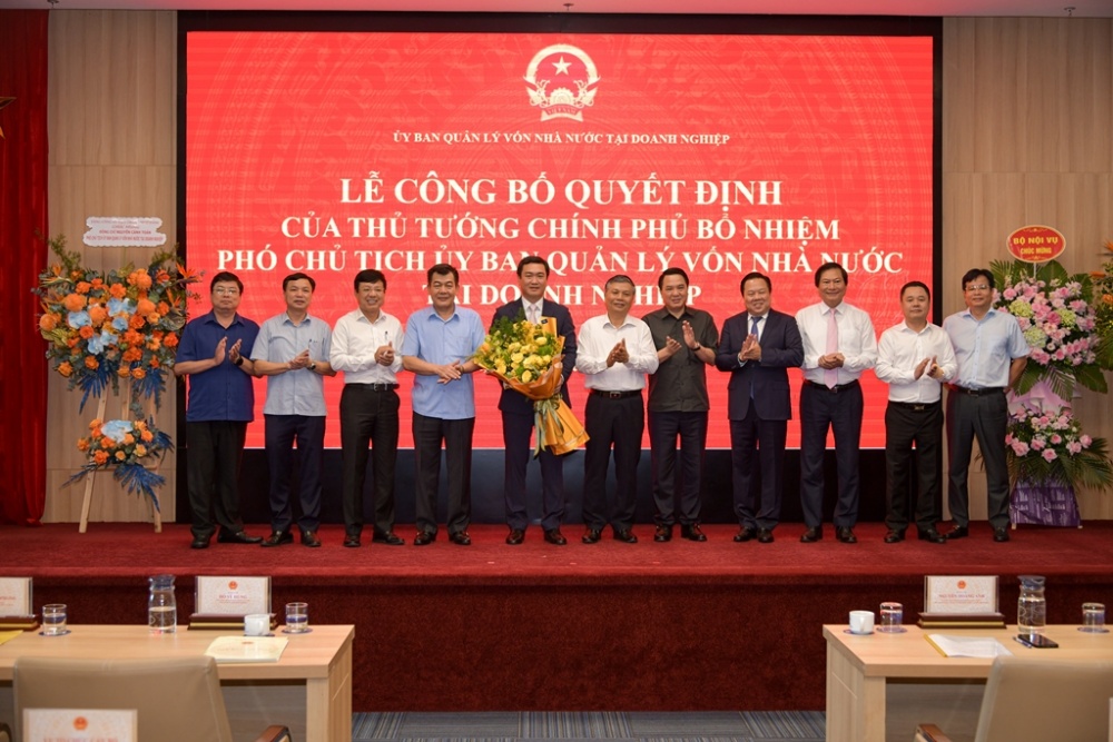 Công bố quyết định bổ nhiệm Phó Chủ tịch Ủy ban Quản lý vốn nhà nước tại doanh nghiệp
