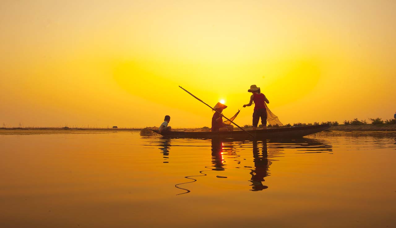 Đầm Chuồn, vẻ đẹp vùng đầm phá mộng mơ Đầm Chuồn, vẻ đẹp vùng đầm phá mộng mơ