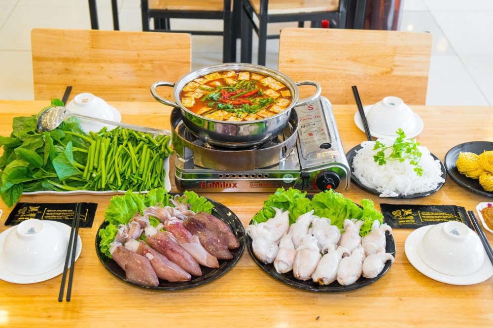 Về Vũng Tàu thưởng thức lẩu mực nấu chao và bún gân cá ngừ Về Vũng Tàu thưởng thức lẩu mực nấu chao và bún gân cá ngừ