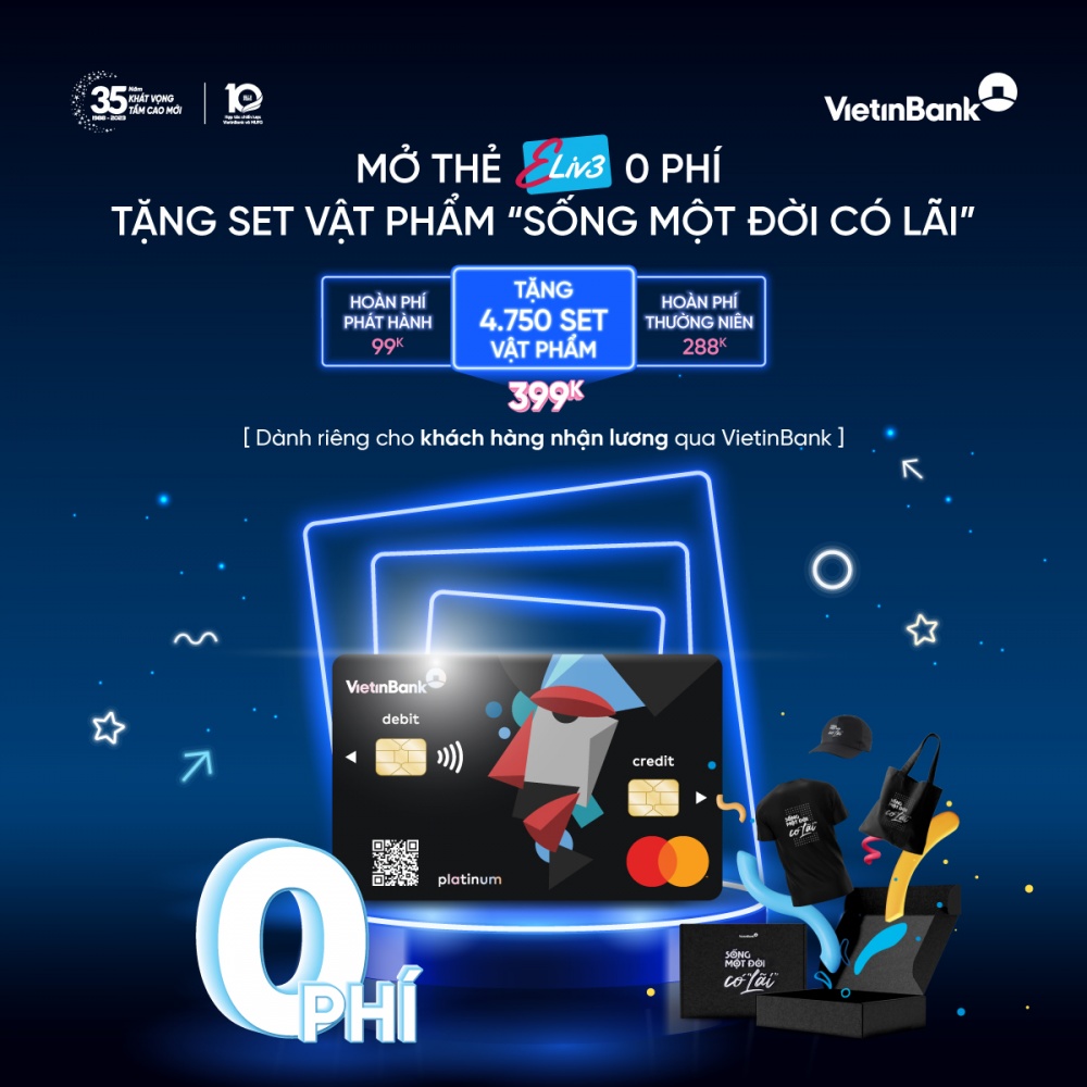 Ưu đãi đến 786.000 VND dành cho khách hàng nhận lương qua Vietinbank Ưu đãi đến 786.000 VND dành cho khách hàng nhận lương qua Vietinbank